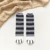 Meias Femininas de Veludo Meio Coral para Outono e Inverno, Meias Fofas de Patinha de Gato, Meias Largas Espessas e Quentes, Atacado Antiderrapantes