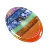 Comercio Exterior Más Vendido Piedra de Pulgar Colorida Cristal Natural Forma de Pulgar Masaje Acupresión Tablero Preocupación Colorida Descompresión Piedra