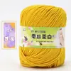 Bola de Lã Fina de Proteína de Seda de Seis Fios, Macia e Não Desbota, Top de Bebê Tricotado à Mão, Chinelos de Buquê Atacado
