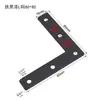 Soporte de Ángulo de Acero Inoxidable Refuerzo Bloque Conector de Fijación de Ángulo Recto de 90 Grados Marco de Hierro Triangular en Forma de L en Forma de T Soporte para Muebles Placa de Hierro