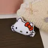 Broche de Peluche de Gato de Dibujos Animados Lindo, Accesorios de Tela de Dibujos Animados, Colgante de Pasador para el Cabello DIY, Accesorios Decorativos Lindos