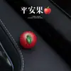 [Stock Listo al por Mayor] Adornos Simulados de Manzana para Coche, Fruta Segura, Linda Pantalla de Consola Central, Decoraciones para Espejo Retrovisor