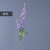 Simulação de delphinium Jacinto único 2 garfos delphinium Flor Decoração de casamento em casa Violeta Jacinto