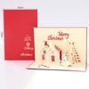 Cartão de Saudação de Natal Tridimensional 3D Presente Criativo de Natal Cartão de Árvore de Natal Presente para Evento de Natal de Estudante Venda por Atacado