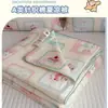 Colcha de Verano de Algodón Tejido de Soya Grado A con Dibujos Animados, Lavable a Máquina, Adecuada para Niños y Estudiantes, Colcha de Verano para Dormitorio con Aire Acondicionado, Colcha Delgada