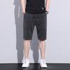 Pantalones populares para hombre de Tiktok Moda coreana pantalones casuales corte slim shorts de moda primavera y verano seis bolsillos pantalones quintos Jacquard