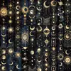 30 Serie de Signos Celestiales Misteriosos Manual Sencillo Material Literario y Creativo Marcadores de Lectura de Papel Se Pueden Hacer Manualidades