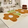 Tapete de sala de estar estilo ins sofá mesa de centro cobertor tapete doméstico antiderrapante absorvente quarto tapete de cabeceira closet tapete