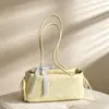 Bolsa de ombro coreana de nicho com bolinhas, bolsa de mão da moda, simples, personalidade, tendência, bolsa de técnica fresca, doce, estilosa, tipo stick
