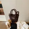Bolsa de Ombro Personalizada com Laço de Pérola Doce Bolsa de Mão Elegante com Poá Cor Sólida Nova Mini Bolsa Outono 2026