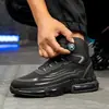 Zapatos de Seguridad para el Trabajo de Caña Alta Transfronterizos para Hombre, Antideslizantes, Antimpacto, Antipenetración, Resistentes al Desgaste, Zapatos de Seguridad para el Trabajo con Hebilla Giratoria que No te Cansarán Incluso si Permaneces de Pie por Mucho Tiempo