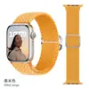 Adecuado para Bandas de Apple Watch 8/9/10/Ultra Watch, Correa de Repuesto Ajustable Trenzada de Nylon Universal de Undécima Generación