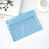 Bolsa de papelería de tela Oxford con ojales, carpeta B5 para almacenamiento de oficina, bolsa de archivo de tres agujeros con cremallera, bolsa para bolígrafos al por mayor