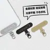Cordón para Teléfono Ultra Fino Clip Cadena para Teléfono Separador Parche para Funda de Teléfono Pieza Colgante de Acero Inoxidable Pieza de Conexión Metálica con Hebilla