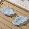 Bonita falda de encaje de mohair tejida a ganchillo, muñeca hecha a mano para decoración, accesorios al por mayor