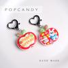 POPCANDY Coreia do Sul Pingente de Bolsa com Laço Pérola e Franja Chaveiro de Presente Fofo Corrente para Celular Produto Acabado