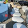 Decoración Personalizada para Centro Comercial, Suministro Directo desde la Fábrica Origen, Asientos de Ocio tipo Piedra de Fibra de Vidrio, Sillas para Exteriores, Fabricación de Moldes y Producción de Muestras