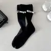 Nuevos calcetines de malla fina con lazo y adornos para primavera y verano, calcetines decorativos, lujo ligero, productos europeos, calcetines de mujer Lolita, transpirables para verano