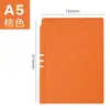 Cuaderno A6 logo personalizado papelería para estudiantes diario A5 cuaderno cuero suave simple bloc de notas de oficina para negocios al por mayor