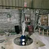 Escultura de Avión Galvanizada de Fibra de Vidrio Personalizada Artesanía para Exhibición Empalme Plateado Buen Paisaje Plaza Moderna al Aire Libre