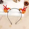 Regalo de Navidad Estilo Bosque Diadema de Astas de Ciervo Femenina Linda Pinza para el Cabello de Niños Diadema de Papá Noel Accesorios para Adultos