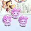 Novo acrílico sanrio parchia cachorro acessórios diy acessórios de cabelo infantis broche de roupa material