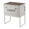 Caja de Almacenamiento para Exteriores Mesa Plegable para Acampar Caja de Viaje de Doble Propósito Montaje en Coche Caja Multifuncional para Picnic Mesa Acampar