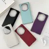 Adecuado para Huawei Matex7 Eje Central Piel Lisa Todo Incluido Pantalla Plegable Funda para Teléfono Móvil Negocios Anti-Caídas Magnética Cubierta Protectora para Coche