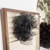 Pinza de Plisado de Gasa Estampada de Gama Alta para Mujer Tamaño Grande Nuevo Clip para el Cabello 2025 para la Parte Posterior de la Cabeza Pinza de Tiburón Accesorios para el Cabello