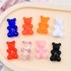 Grande Cor Transparente Urso Criativo Novo diy Creme Cola Material Bolsa Telefone Caso Headwear Hairpin Resina Acessórios