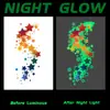 Pegatinas de Tatuaje Luminosas de Estrella Colorida de Dibujos Animados Impermeables Luminosas de Larga Duración Pegatinas Fluorescentes Personalizadas para Brazo Ins Alta Apariencia