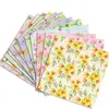 WW066 primavera resorte Tulipán flor pequeña floral material para diario de mano papel papel de fondo para álbum de recortes