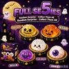 Juguete de Alivio del Estrés de Rebote Rápido de Halloween Juguete de Apretar Fantasma de Halloween Set de Regalo para Alivio del Estrés