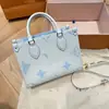 Nuevos Bolsos de Moda Europeos y Americanos para Mujer Bolso Original de Cuero Genuino para Hombro y Cruzado Bolso de Mano Estampado Bolsa de Suministro de Comercio Exterior