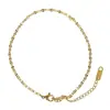 Pulsera Brillante para Mujer Color Oro K18 Sin Desvanecimiento Diseño de Nicho Pulsera de Labios Minimalista Pulsera Desnuda