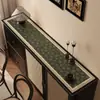 Tapete para Mesa de Aparador Retrô Impermeável e à Prova de Óleo Não Lavável Toalha de Mesa Longa 2025 Novo Tapete Protetor para Bancada de Gabinete de TV