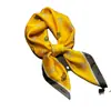 Bufanda de Letras Simple para Mujer Bufanda Cuadrada Artificial de 70 cm Elegante Bufanda de Seda Versátil Decorativa Bufanda Pequeña Decorativa Corbata de Bolso Corbata para el Cabello