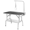 Mesa de Peluquería para Mascotas Marco Fijo para Cortar Pelo de Perro Estante Plegable para el Hogar Mesa de Corte Mesa de Baño Mesa de Belleza