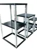 9-47U Gabinete Abierto Simple Estuche de Vuelo Amplificador Rack de Audio Gabinete de 19 pulgadas KTV Gabinete de Almacenamiento de Ensamblaje