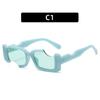 Nuevas gafas de sol con muesca distintiva de estilo europeo y americano, gafas de sol de moda Street Shot, gafas de sol de moda transfronteriza para hombres y mujeres