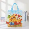 Venta al por mayor transfronteriza de bolsas de tela no tejida, bolsas de compras para ropa de playa, bolsas de almacenamiento para Amazon y bolsas para dulces de Halloween