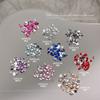 Mini 1400 Decoraciones para Uñas Mixtas Pedrería de Dorso Plano, Corazón Pequeño y Mariposa con Formas Especiales, Deslumbrantes Accesorios de Pedrería para Arte de Uñas a Granel
