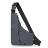 Nueva Bolsa de Pecho Portátil para Hombre, Bolso de Hombro para Deportes al Aire Libre, Bolso Cruzado Simple Irregular Ligero, Bolso de Cintura Casual, Moderno
