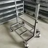Carro para Puertas y Ventanas de Vidrio Estante Plegable Elevable para Transporte de Vidrio Carrito Pequeño para Materiales en Hoja Carrito de Vidrio Manejo