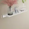 Estante de Pared para Sala de Estar y Cocina, Estante de Almacenamiento con Espejo Frontal, Estante Decorativo de Pared, Instalación sin Taladro