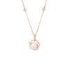 Jinhongyu Camellia colar de pérolas para mulheres 925 prata esterlina Mori nicho estilo coreano all-match flor clavícula cadeia