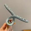 Pinza para el cabello de lujo de alta gama en color marrón, tamaño grande nuevo para cabello grueso, pinza de tiburón para recogidos en la parte posterior de la cabeza, accesorio para el cabello de uso diario