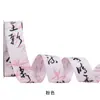 Nueva cinta mate de bambú de 2.5 cm para caligrafía de sombra, corbata para ramo de flores, cinta decorativa, cinta de arte floral, material de bricolaje