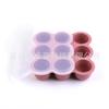Hielera de Silicona de Nueve Compartimentos para Hacer Hielo Grande Hielera Silicona Suave de Grado Alimenticio Hockey sobre Hielo Fácil Desmoldeado Molde de Hielera