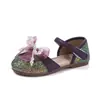 Sandalias Semi para Niñas 2026 Verano Nuevos Estilo Coreano Zapatos de Princesa de Suela Suave Zapatos de Cuero para Niños Mayores y Bebés Zapatos de Cristal